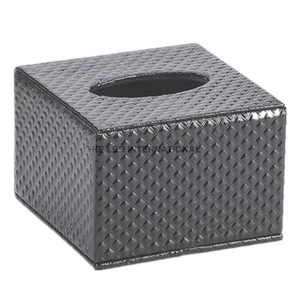Vintage <b>Black</b> <b>Polished</b> Design Iron Metal Tissue Boxes Wholesale Manufacturer Home Decoration Metal Tissue Box Exporter - Product Image 1