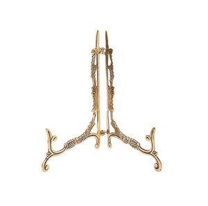 Brass <b>Plate</b> Rack Holder Different Shapes And Design Used For Royal Dinner Table Decor Brass <b>plate</b> <b>Stand</b> - Product Image 1