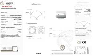 เพชรหลวมทรงรัศมีสีเหลืองสดใส 6 กะรัต ได้รับการรับรองจาก IGI ความสะอาดระดับ VS สำหรับแหวนหมั้นและเครื่องประดับ - Product Image 2