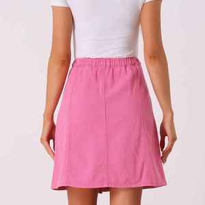 Falda de Golf Personalizada al por Mayor con Bolsillos, Falda Corta Ajustada para Mujer, Falda Plisada Blanca de Alta Calidad - Product Image 2