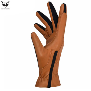 Guantes de Montar a Caballo Ligeros de Cuero Genuino de la Mejor Calidad, Talla L, Guantes de Protección para las Manos - Product Image 6