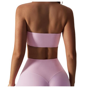Sujetador Deportivo para Mujer, Ropa de Fitness y Yoga, Alta Sujeción, Sin Costuras, Cómodo, Transpirable, Elástico, Sin Varillas, para Gimnasio, Entrenamiento, Ropa Deportiva Activa - Product Image 5
