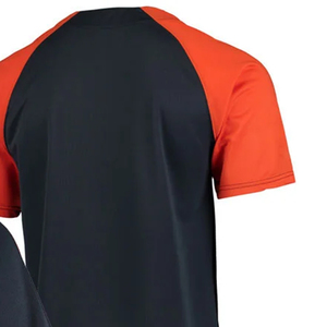 Maillot de baseball OEM personnalisé avec nom et numéro, uniforme d'équipe respirant à manches courtes, grande taille, imprimé, séchage rapide, en polyester, fabriqué par le producteur - Product Image 6