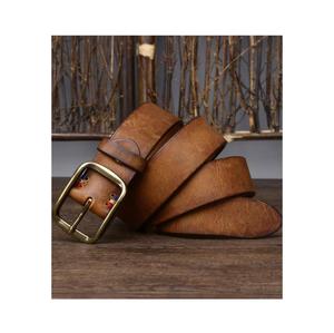 Custom Length Genuine Leather Belts Vintage Style Premium Quality Men's Formal Style Belt & Accessories Made In India - Product Image 4