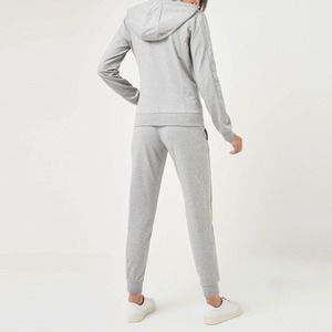 Wholesale Activewear Full Zipper Custom Made Women Nylon Reflective Piping Shell <b>Black</b> <b>Windbreaker</b> Zipper Jacket Pants Tracksuit - Product Image 2