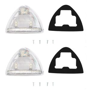 2 Pezzi Luci di Segnalazione Compatibili con Peterbilt 357/359/365/378/379, 31 LED Triangolari Gialli con Lente Bianca - Product Image 4