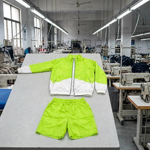 Custom <b>Men's</b> Windbreaker <b>Jacket</b> & Shorts Set | Lightweight Running Tracksuit | Waterproof Sportswear | OEM ODM Manufacturer | Dr - Product Image 3