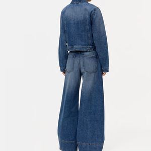 Ensemble en jean pour femme, fabrication en gros à prix réduit, vente directe, qualité export, personnalisable - Product Image 5