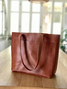 Bolso tote de cuero para mujer, antiarrugas, de secado rápido, antipilling, precio al por mayor, diseño único, OEM, Softshell. - Product Image 6