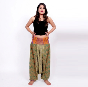 Damen Bedruckte Baggy-Style Hose Designer Indische Modische Bequeme Strandkleidung für den Sommer Haremshose - Product Image 1