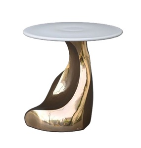 Handcrafted Ernest Aluminium <b>Bedside</b> <b>Table</b> Modern Side <b>Table</b> Aluminium Accent <b>Table</b> Metal End <b>Table</b> Bedroom Furniture - Product Image 1