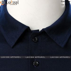 La mejor calidad de los hombres de talla grande para la camisa de verano de tiras de colores de marca de lujo Polos de punto antiarrugas 100% algodón de manga corta - Product Image 5