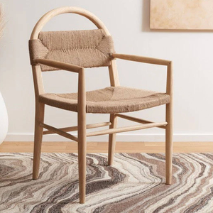 Ensemble de meubles de jardin, chaise de bar, tabouret de patio extérieur avec siège en bois de teck et structure durable - Product Image 5