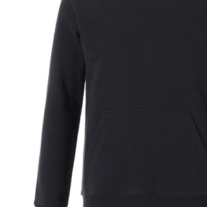 Sweat-shirt personnalisé en chenille noire à col rond, broderie de lettres grecques, manches longues, avec poche kangourou, vente en gros, OEM - Product Image 4
