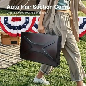 Griglia a Carbone Portatile Pieghevole con Design Antivento a Forma di Cassetta degli Attrezzi, 3 Modalità di Altezza per Campeggio e Picnic - Product Image 4