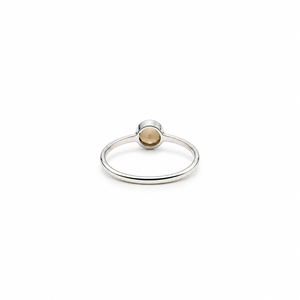 Bague en argent 925 personnalisée JAIPUR SILVER avec perle ronde, bijoux minimalistes faits à la main, fabricant en gros - Product Image 6