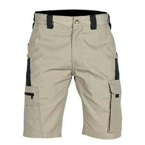 Pantalon cargo court droit pour homme, vêtements formels tendance, vente en gros, qualité OEM, export, tissu Oxford 100% coton, multi-poches - Product Image 3