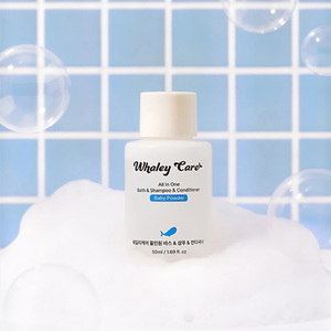 [Danaplan] WhaleyCare All-in-One Bath & <b>Shampoo</b> & Conditioner 50ml Children Shower Gel Tear Free Daily Moisture Soap - Product Image 1