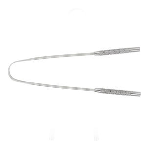 Stainless Steel Tongue <b>Scraper</b> Surgical Grade Reusable Tongue Scarper Composed of Copper <b>Plastic</b> CE Certified By Grip Surgical - Product Image 2
