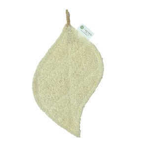 Éponge à vaisselle rectangulaire plate en loofah naturel, douce et légère, pour la cuisine et le lavage des légumes, absorption d'eau à 250 %, 100 % biodégradable - Product Image 1