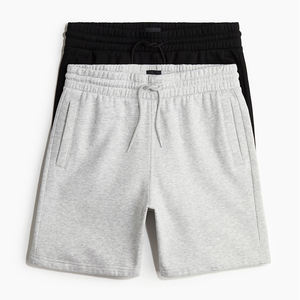 Pantalones Cortos Deportivos de Algodón para Hombre, Cintura Elástica con Cordón, para Gimnasio, Entrenamiento, Casuales, de Verano, Proveedor OEM, Logotipo Personalizado, Venta al Por Mayor - Product Image 6