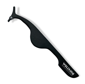 Customised Logo Stainless Steel Tweezers Private <b>Label</b> Model False Eyelash Application Eyelash Extension <b>Applicator</b> - Product Image 1