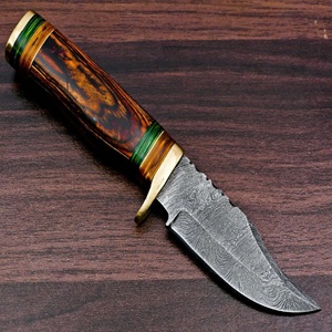 Couteau de camping à lame fixe personnalisé pour la vente en gros, couteau utilitaire d'extérieur, couteau de chasse pour les marchés américain et européen, idéal comme cadeau - Product Image 3