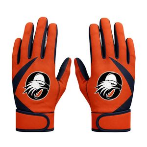 American Football Gloves Orange Black Durable Grip Sports Gloves Lightweight Comfortable for Training Practice <b>Game</b> Use Men Wome - Product Image 1