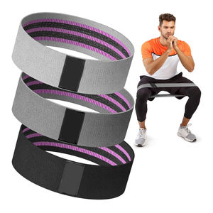 Ceinture de Résistance Antidérapante pour Fitness et Yoga, Bande de Résistance pour Étirements, Renforcement des Hanches, Cercle de Résistance pour Squats, Yoga et Pilates - Product Image 1
