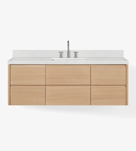 Venta al por Mayor de Mueble de Baño Xerxes de 60 Pulgadas con Lavabo Individual, Solo Mueble, 4 Opciones de Acabado, Fabricante OEM de Vietnam - Product Image 1