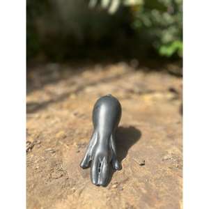 Sculpture décorative en bronze de lapins de yoga, ornements faits à la main, prix abordable - Product Image 2