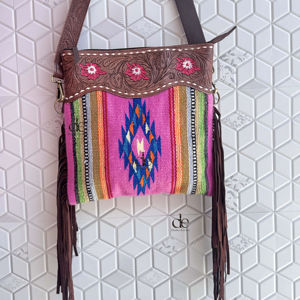 Couverture de selle aztèque péage à la main sculpture frange fronde bohème aztèque sacs en tissu Collection élégante sacs de vente chaude pour les femmes - Product Image 1
