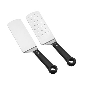 Spatola liscia con manico ad anello in acciaio inossidabile, utensile da cucina per cottura al forno e cucina - Product Image 2