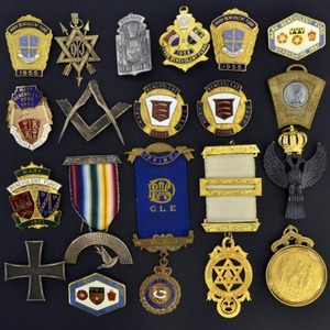 Crown Cap - Black Patch With Double Braid Premium Past Grand Master Blue Lodge Crown Cap Black with Gold Stripe <b>Purple</b> Laurel - Product Image 5