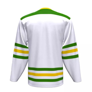 Nouveauté, design personnalisable, créez votre propre maillot de hockey sur glace, différentes couleurs, respirant, séchage rapide, col en V, manches longues, prix bas - Product Image 6