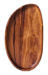 Bandeja de Servir Decorativa Personalizada de Madera de Acacia con Asas para Café, Té, Desayuno y Alimentos - Bandeja de Madera de Bambú - Product Image 3