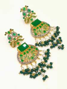 Juego de Joyería de Cristal de Estilo Premium, Elegante Juego de Joyería Nupcial Chapado en Oro para Mujer, Colección para Fiestas - Product Image 5