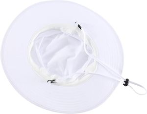 Unisex White Wide Brim 3D Embroidery Laminated Sun <b>Hat</b> Adjustable Strap Mesh Breathable Outdoor <b>Summer</b> Casual for Adults - Product Image 4