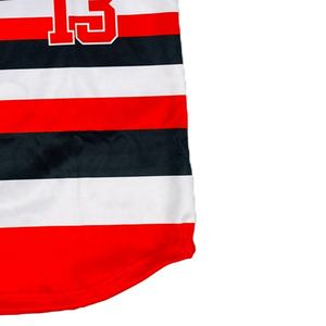 Camiseta de béisbol unisex con logotipo de la Universidad griega, ropa deportiva transpirable sublimada de diseño personalizado - Product Image 6