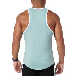 Débardeur de sport slim pour homme avec logo personnalisé, entraînement, musculation, athlétique, séchage rapide, compression, sans manches, 2026 - Product Image 2