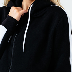 Wholesale <b>Women</b> Sportswear Tracksuit zipper Hoodie & Jogger Set <b>Sweatpants</b> and Hoodie <b>Women's</b> Set Two Piece Tracksuit OEM - Product Image 5