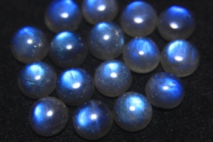 Cabochon de labradorite bleue naturelle brillante en gros, pierre précieuse lisse et non montée, cristal de haute qualité 6 mm, certifié par un tiers - Product Image 4