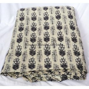 Beautiful Organic Indian <b>Wooden</b> <b>Block</b> Art Hand <b>Block</b> Print 100% Cotton Fabric High Quality Four Seasons for Clothing - Product Image 3