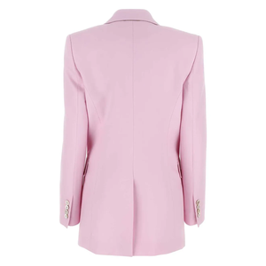 Blazer Rosa Premium Multicolor Personalizado para Mujer, Doble Botonadura, Cuello de Solapa, Estilo Casual y de Negocios, Fabricación 2026 - Product Image 2
