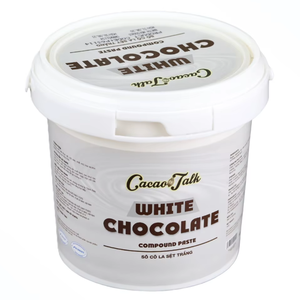 Le Meilleur Vendeur de l'Usine : Pâte Liquide de Chocolat Blanc Composé Délicieuse, OEM/ODM, Vente en Gros, HALAL, Cacao 1KG pour Boulangerie et Biscuits - Product Image 1