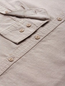 เสื้อเชิ้ตแขนยาวลายสก็อตคุณภาพพรีเมียม เสื้อเชิ้ตเดรสเรียบง่ายสำหรับผู้ชาย ผ้าฝ้าย 100% - Product Image 4