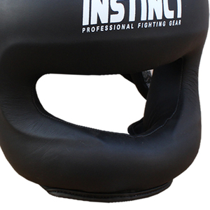Casque de boxe en cuir de vachette pleine fleur, design personnalisé, nouveau style, fabricant OEM, équipement d'entraînement, protège-tête de boxe pour adultes - Product Image 4