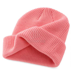 Gorro de Invierno para Hombre, Tejido Suave, Elástico, con Puño Acanalado, Cálido, Informal, para Exteriores, para Clima Frío, Accesorio de Moda para Uso Diario - Product Image 1