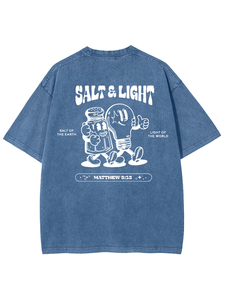 T-shirt en coton surdimensionné imprimé avec logo personnalisé, col rond, manches courtes, impression en relief, jersey respirant, haut tricoté pour homme - Product Image 6