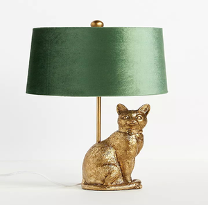 Lampe de table élégante en forme de poisson betta, finition or rayonnant, disponible à prix de gros. - Product Image 3